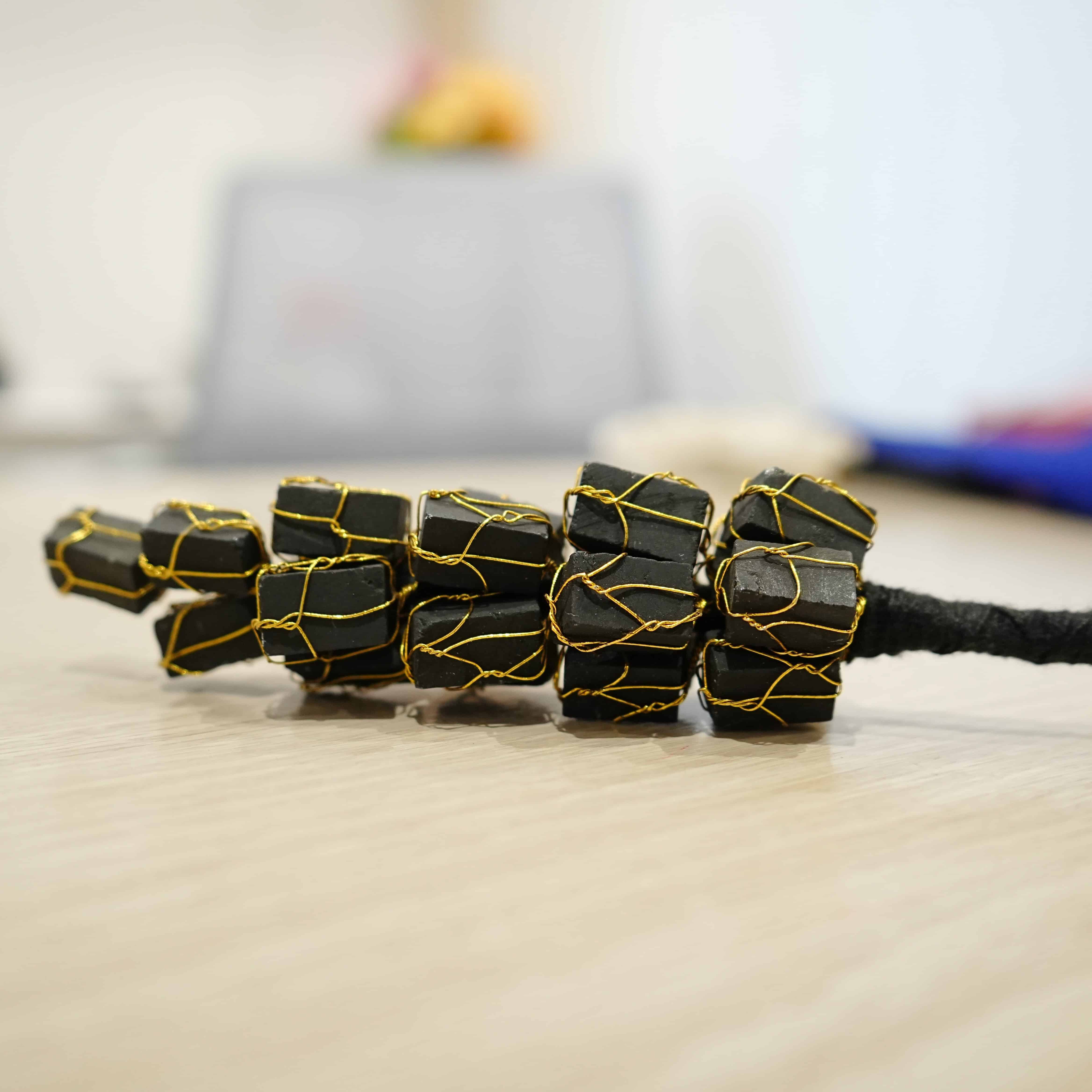 Natural Black Tourmaline Door Hanging – Protective Crystal Energy Decor