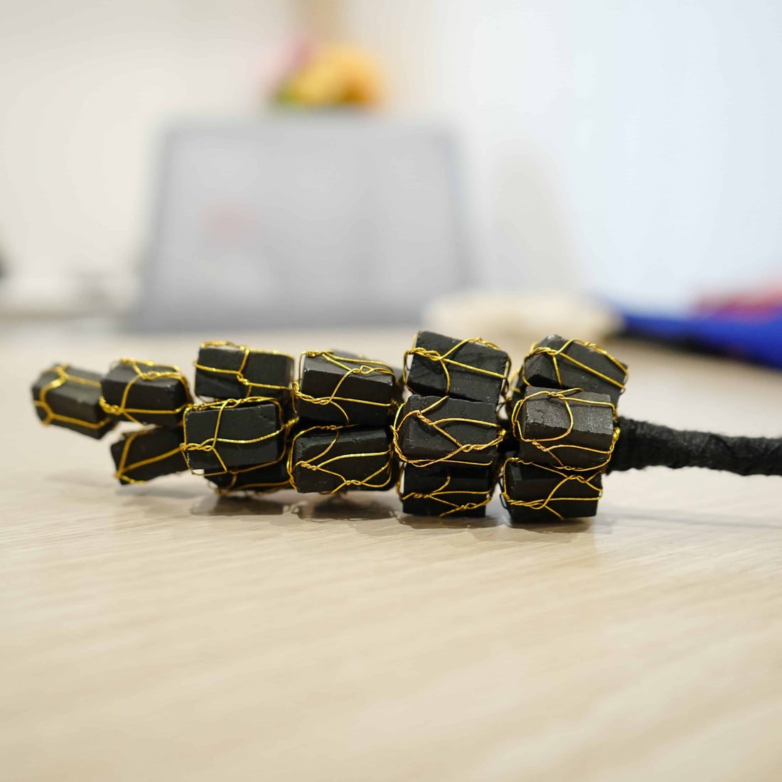 Natural Black Tourmaline Door Hanging – Protective Crystal Energy Decor