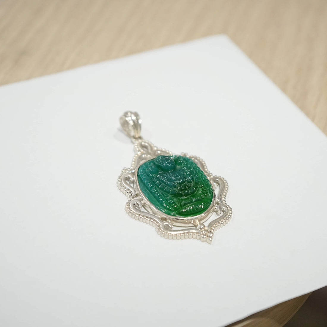 Natural Onyx Gemstone Pendant – Handcrafted Spiritual Jewelry