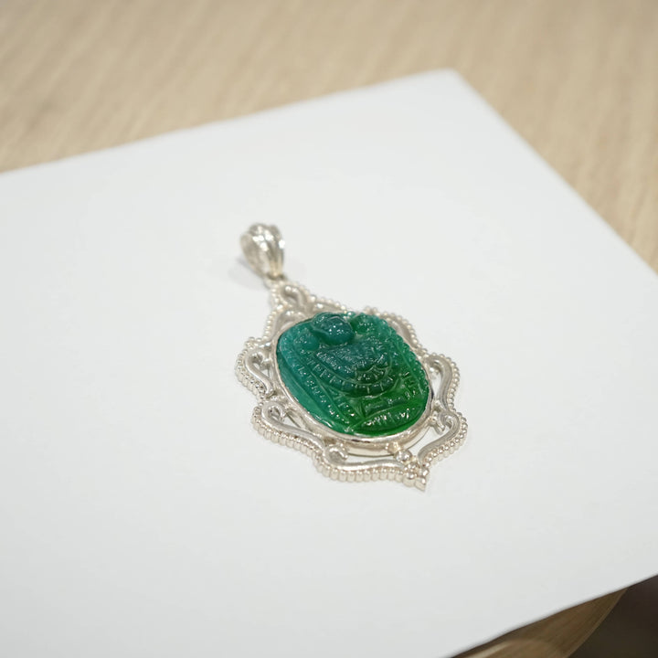 Natural Onyx Gemstone Pendant – Handcrafted Spiritual Jewelry