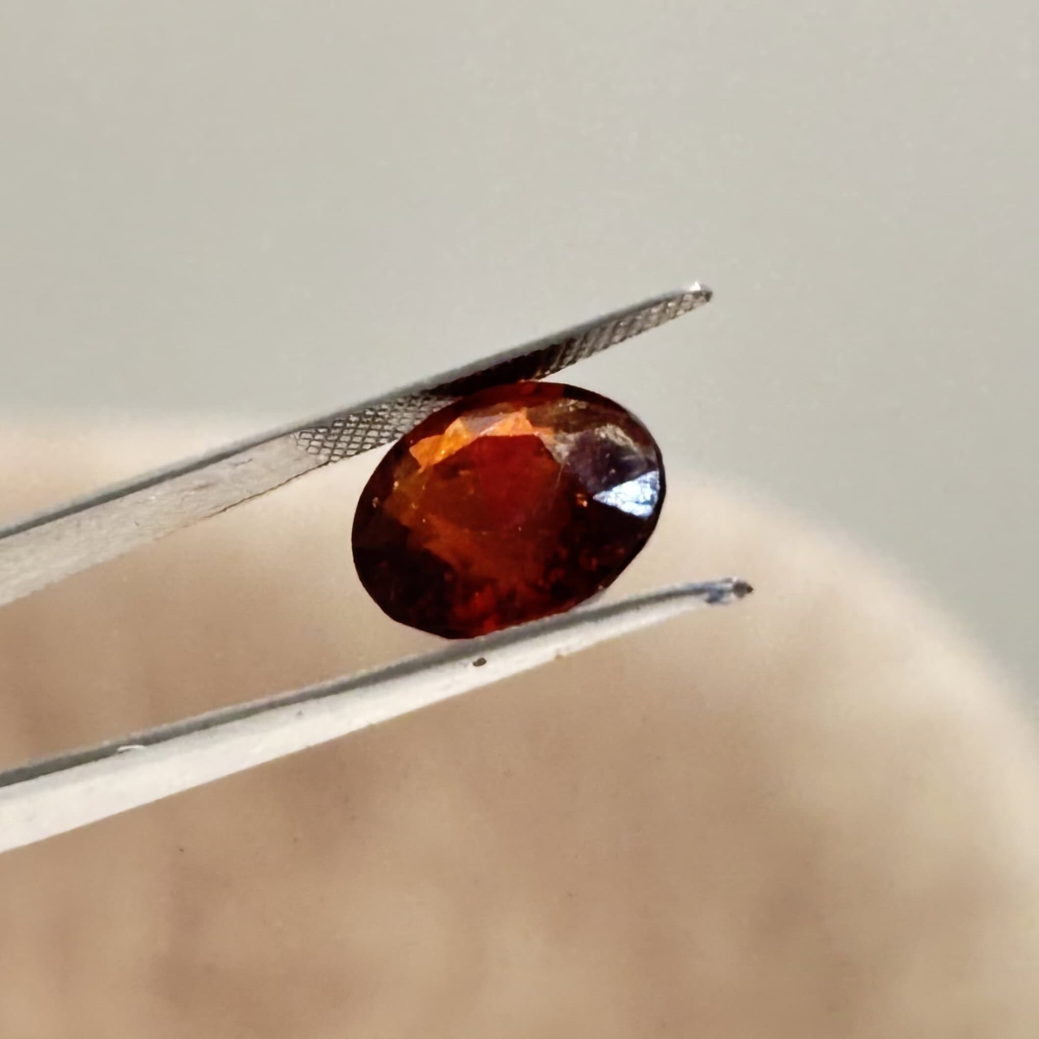 Natural Hessonite Garnet (Gomed) 10.36 Carat – GSI Certified Gemstone