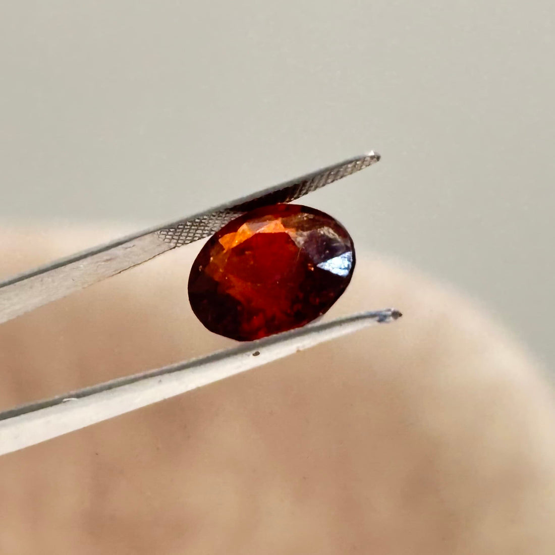 Natural Hessonite Garnet (Gomed) 10.36 Carat – GSI Certified Gemstone