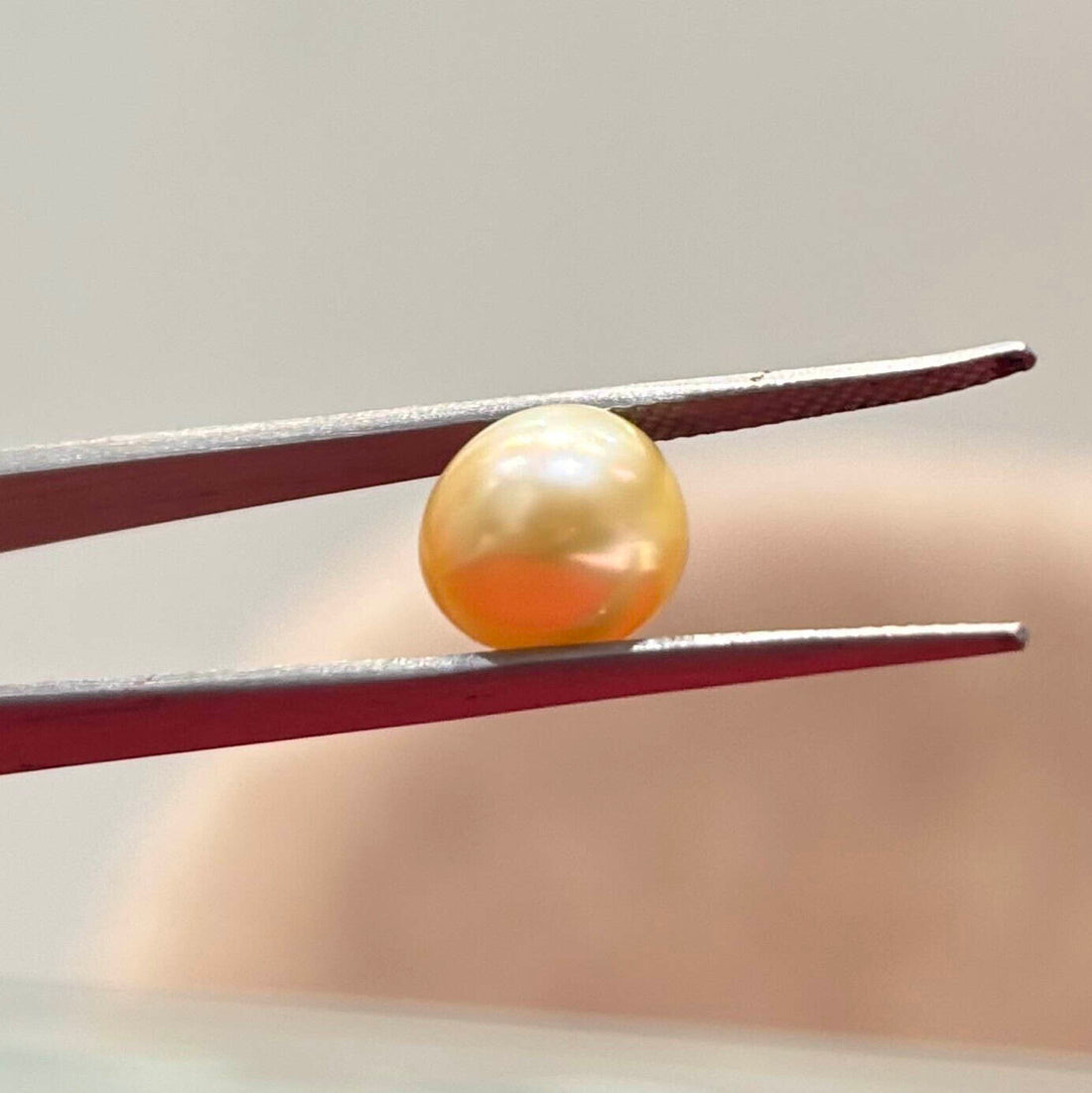 Golden Pearl (Moti) 4.95 Carat – GSI Certified Gemstone